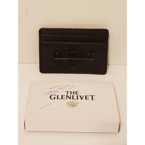The Glenlivet Wallet Card Holder Black Faux Leather /w Box